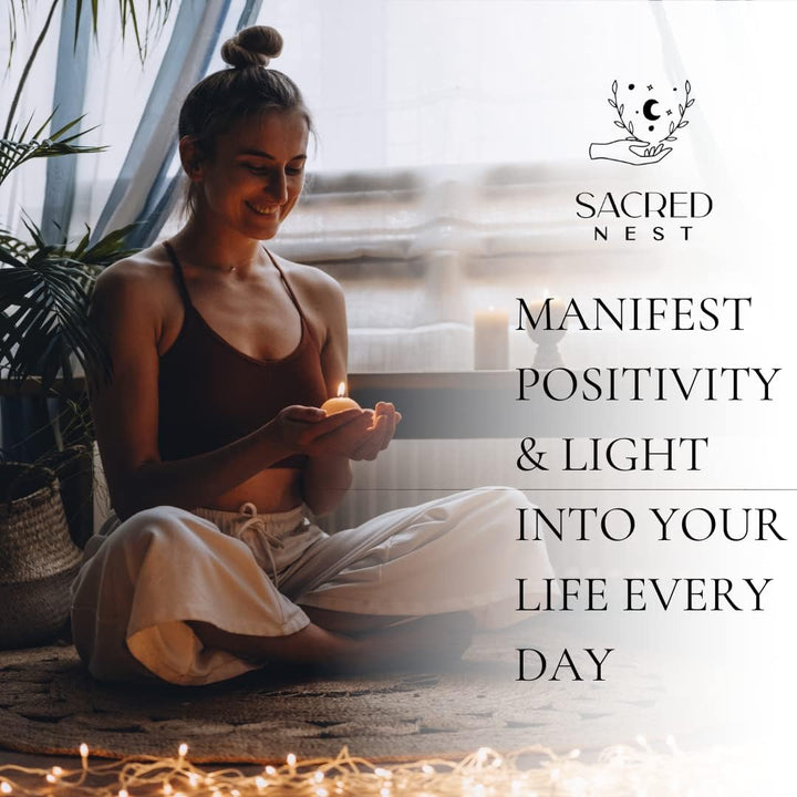 California White Sage Spray with Crystals 120Ml/4Oz | Smudge to Cleanse Negative Energy | Natural Room Alternative to Incense Sticks | Moon Charged Mist & Crystals