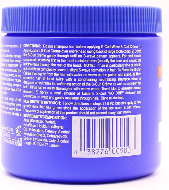 S Curl Regular Strength Hold Creme 425 G/15 Oz