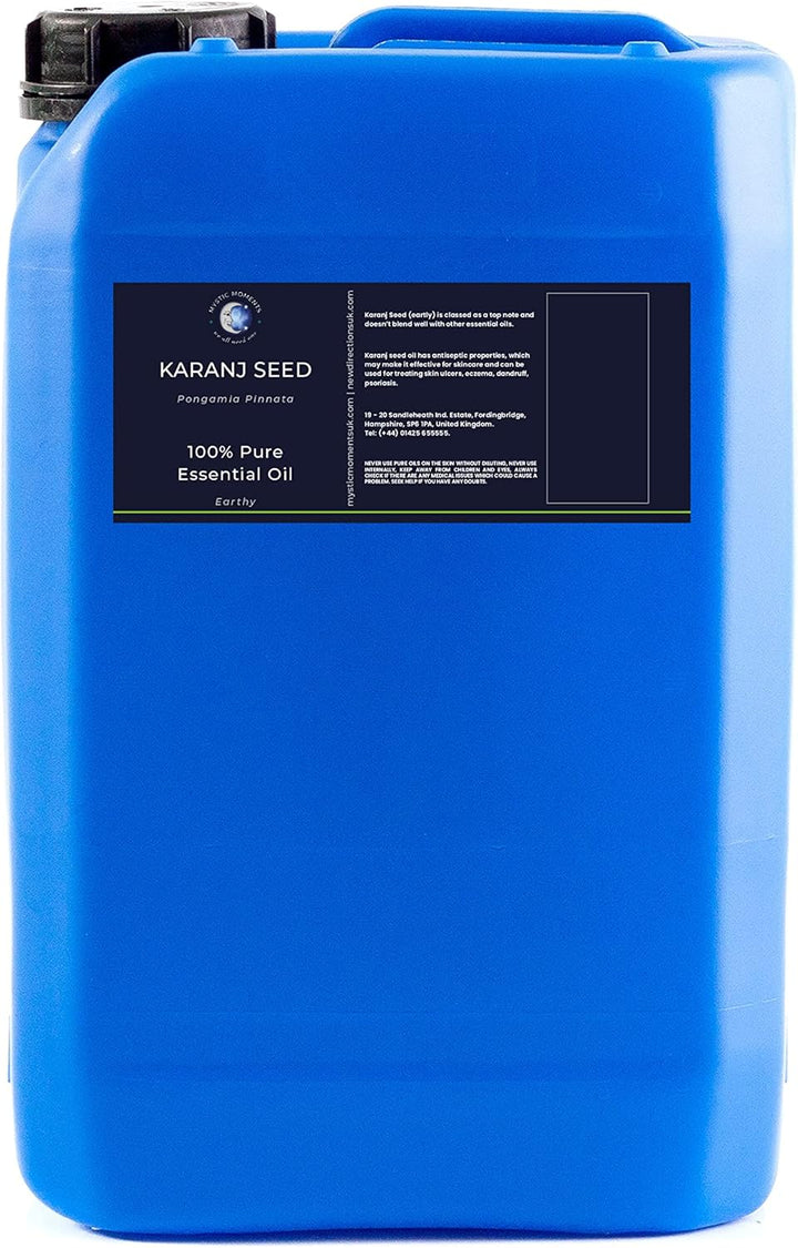 | Karanj Seed Essential Oil 100Ml - Pure & Natural Oil for Diffusers, Aromatherapy & Massage Blends Vegan GMO Free