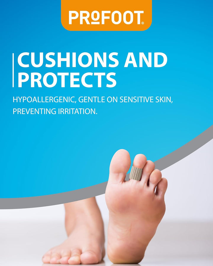 Soft Gel Corn Wraps - Instant Relief from Painful Corns - Cushions and Protects - Contains Soft Gel, Reduces Pressure and Friction - Contains 3 Washable & Reusable Toe Wraps