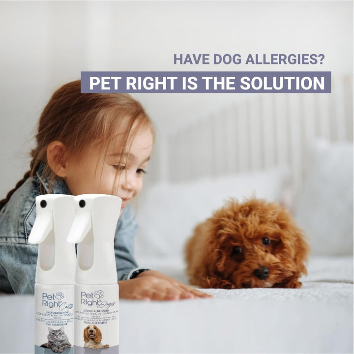 Dog Allergen Neutralizer Spray for Human Fragrance-Free, Safe on Textiles, Multi-Surface Cleaner and Allergy Relief and Ensures Freshness, Multi Purpose 200Ml