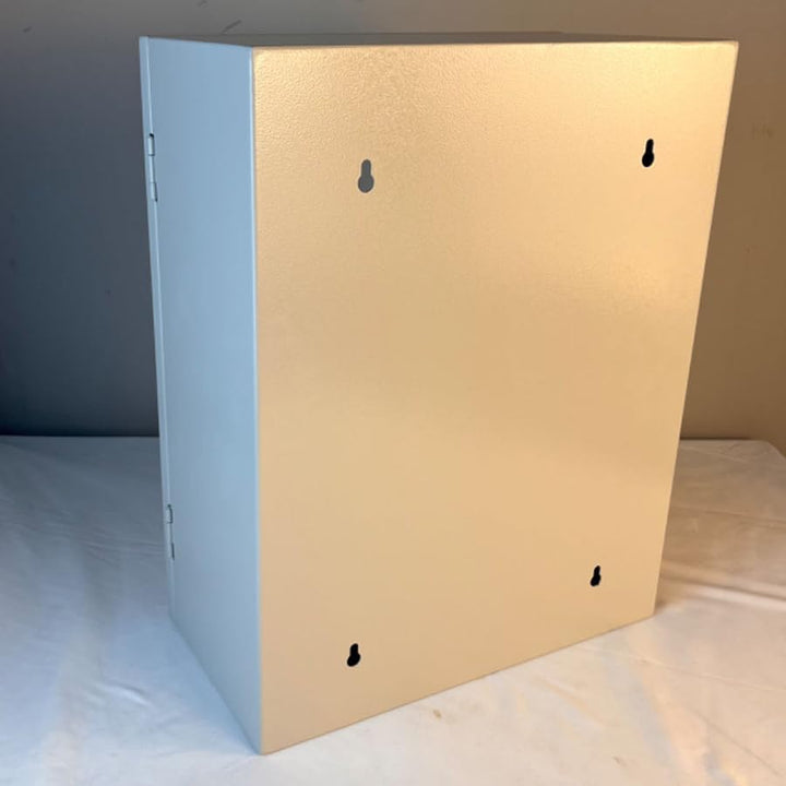 Universal Defibrillator Cabinet with No Alarm - AED Cabinet Wall-Mounted - Outdoor or Indoor Wall Fixed AED Storage - First Aid - Mounted Aed-Defibrillator Enclosure - Public Access Box - No Key Lock