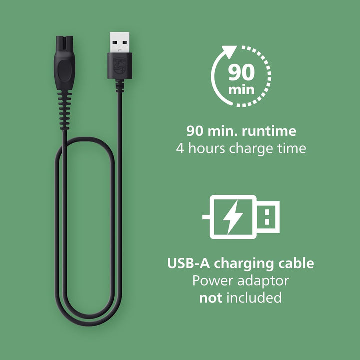 Multigroom 3000 Series All-In-One 9-Piece Trimmer - Shaver and Clipper for Face, Head & Body, Self-Sharpening Skin-Friendly Blades, 12 Length Settings, Model MG3946/15