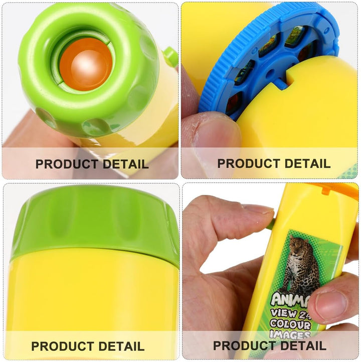 Projection Flashlight Adjustable Educational Interactive Projection Torch for Boys and Animal Pattern Cognition for Brain Exercise and Fun Learning