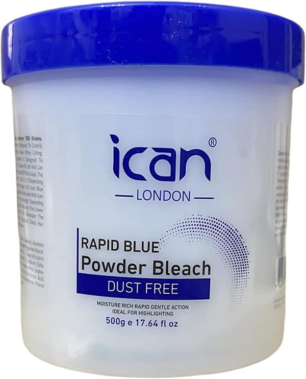Dust Free Rapid Blue Powder Bleach Hair Lightener 500Gram