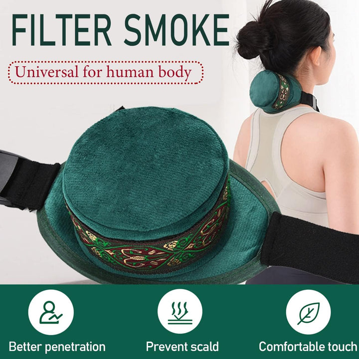 Portable Moxibustion Box, Temperature Control Moxibustion Burner Holder Box for Moxibustion Therapy Acupoint Massage