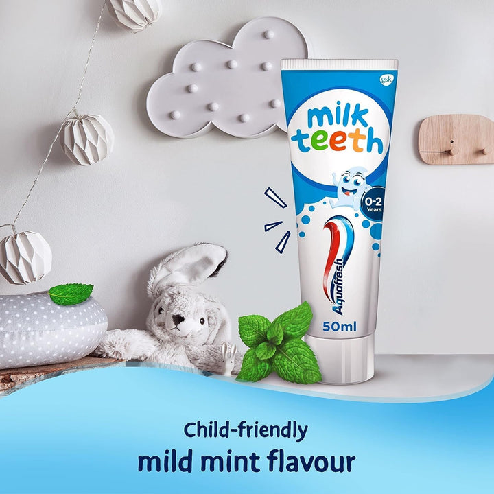 Milk Teeth Toothpaste, for Baby Teeth, 0-2 Years, 50Ml - Pack of 6