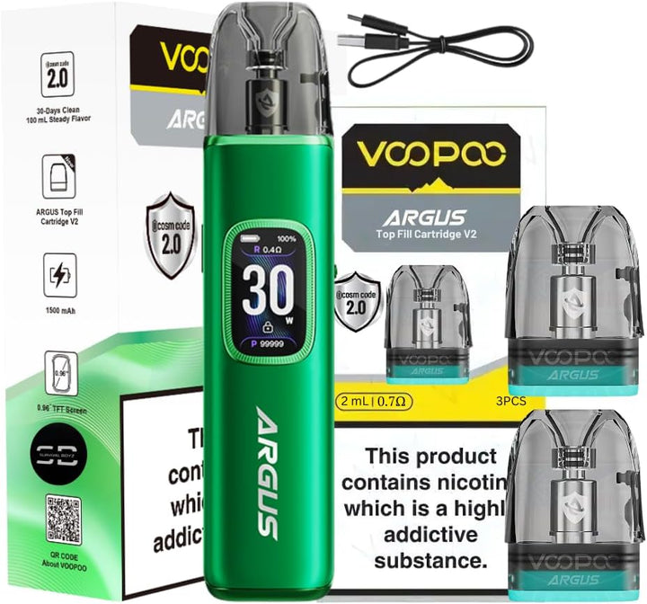 Voopoo Argus G3 Vape Kit (Diamond Pink) - 9 Colours to Choose from - 45 Min Fast Charge 30W /1500Mah, Compatible Will All Argus Pods - No Nicotine (Diamond Pink)