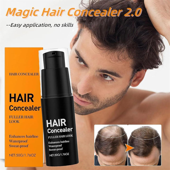 Lefron Magic Hair Concealer 2.0, Lefron Hair Concealer, Lefrons Hairs Filler Waterproof Liquid for Women and Men, Instant Hairs Concealers Cream, Instantly Cover Grey Roots (1PC)