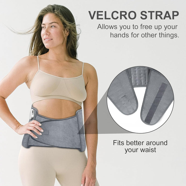 Heat Pad for Back Pain Relief Electric Heating Pads with 6 Temperatures Soft Detachable Heat Pad for Man Women