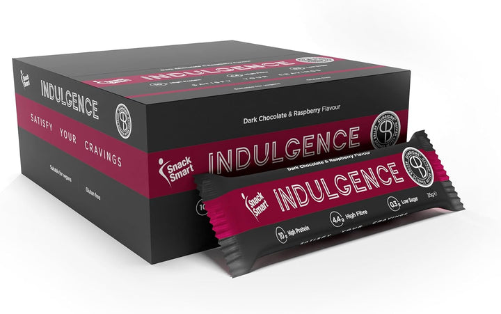 Keto Protein Bars with Slimbiome® – Low Carb, High Protein, Low Sugar Snack for Weight Loss & Gut Health – Ozempic-Friendly Dark Chocolate & Raspberry GLP1 Alternative Snack (12 X 35G)