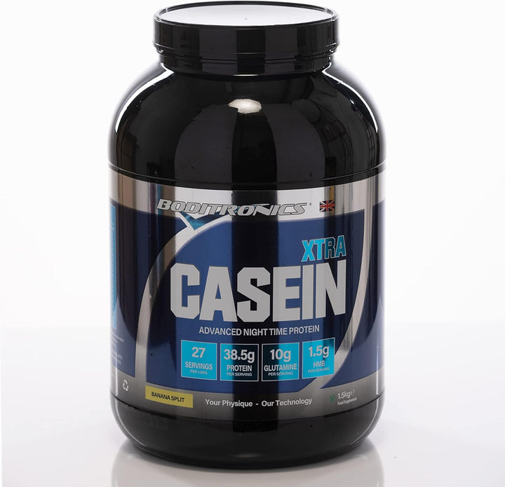 1.5Kg Casein Xtra, Slow Release Protein Powder with Contains Micellar Casein Supplement Amino Acids, Glutamine Protein Shakes (Strawberries & Cream) Casein protein, Slow-digesting protein, Protein supplement, Protein powder, Muscle recovery protein, Fitne