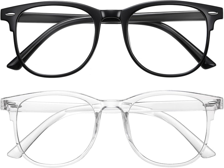 Blue Light Glasses Blue Light Blocking Glasses for Women Men Computer Screen Filter anti Headache Eyestrain Glare UV Gaming Glasses Lightweight Eyeglasses Non-Prescription