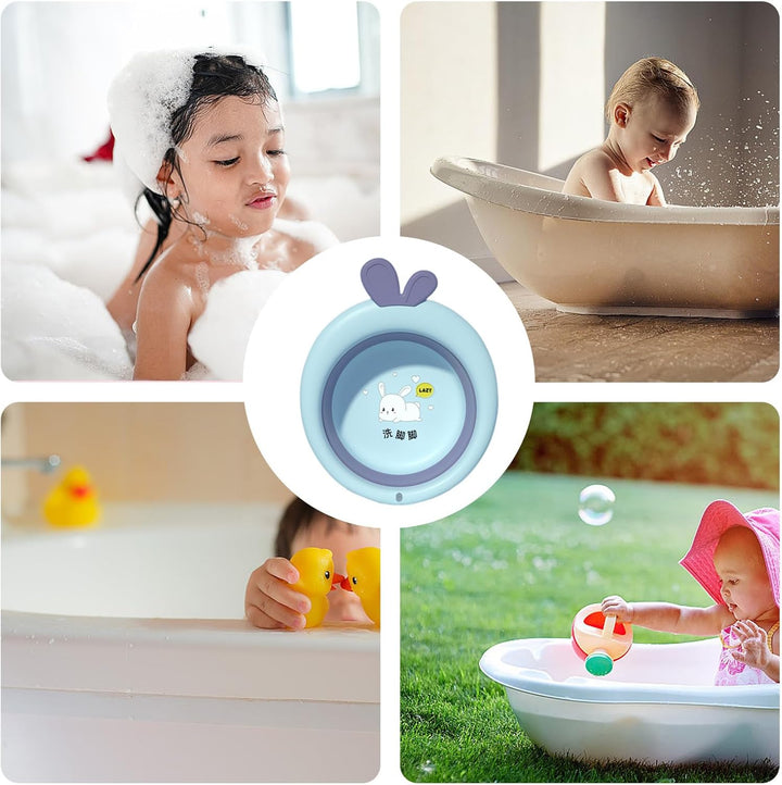 Washing Bowls for Children, Baby Sink, Sink Accessories for Newborns, Foldable Sink, Multi-Purpose Washing Bowl for Newborns