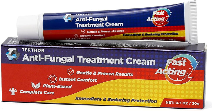 Herbal Antifungal Cream: Treatment for Ringworm, Jock Itch, Athlete’S Foot & Fungal Skin Infections – Natural, Fast-Acting Formula for Adults and Kids (20G (1 Pack))
