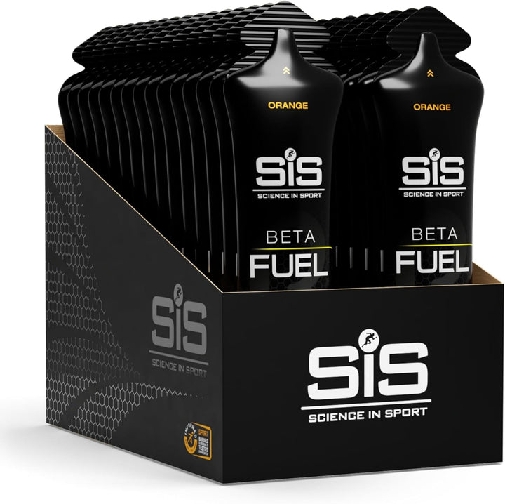 Beta Fuel Gels Dual Source Energy Gel, Strawberry and Lime Flavour, 40 G of Carbs per Pack, 60 Ml Pack (6 Pack)