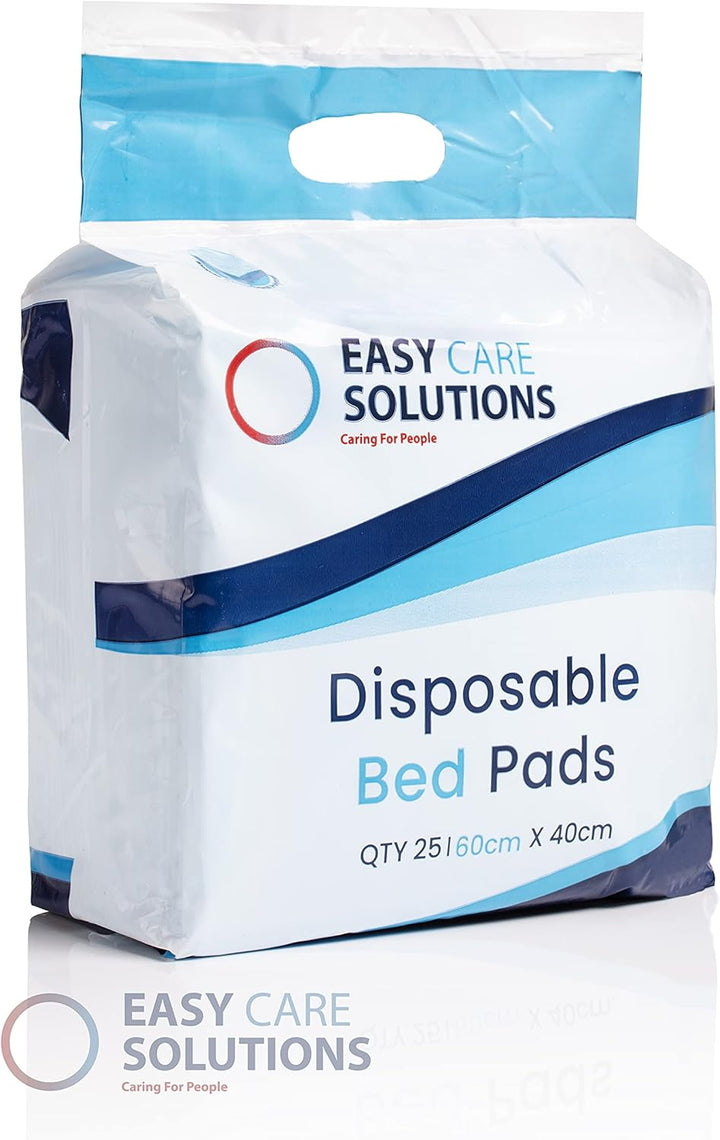 100 X Disposable Incontinence Bed Pads 40 X 60 Cm| Underpads, Bed Mats, Mattress Protectors, Incontinence Pads | Adults & Elderly, Sofa & Chair for Children | 4 Packs of 25