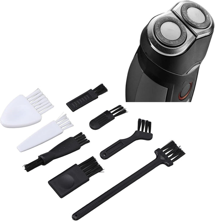 8PCS Shaver Cleaning Brushes PP + Nylon Material, Non-Slip Handle Soft Bristles, Suitable for Small Appliances/Computer Accessories/Home Cleaning, Portable Easy Storage