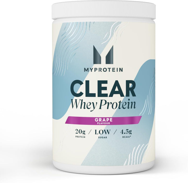 Clear Whey Protein Isolate Powder - Peach Tea - 488G - 20 Servings - Cool and Refreshing Whey Protein Shake Alternative - 20G Protein and 4G BCAA per Serving
