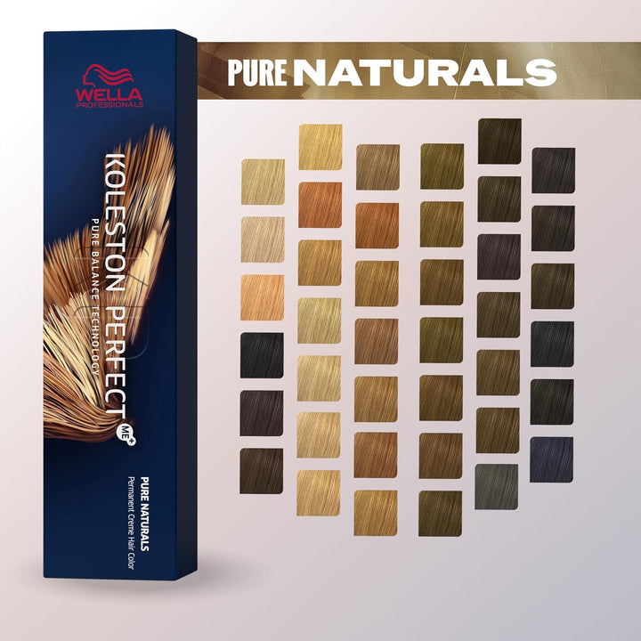 WELLA Koleston Perfect Me+ Pure Naturals Permanent Hair Colour Cream, No. 7/0 Medium Blonde, 0.66 Kg