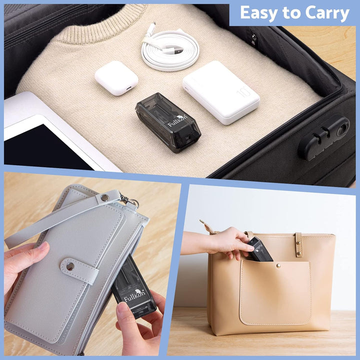 Pill Cutter for Small or Large Pills, Splitter with V-Shape Holder, Medicine Slicer with Sharp Blade, Two Large Organizers - Black