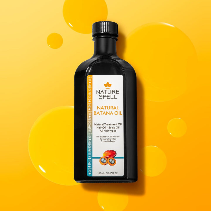 Batana Oil for Hair Growth, Pre-Diluted Scalp Oil, Strengthens & Repairs Damaged Strands, Nourishes & Hydrates Split Ends, Adds Shine, for All Hair Types, Vegan, 150 Ml