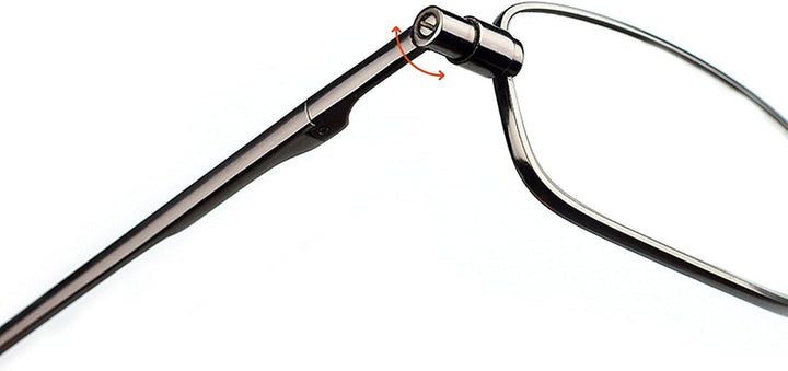 Folding Reading Glasses +1 to +3.5, Easy to Fold Flat Quality Eyeglasses with Tough Protective Case