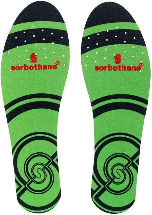 Single Strike Insoles Men & Women – Heel Focused Shock Absorbing Insoles for Walking, Work & Sports – Arch Support & Odour Control – Trim-To-Fit Inserts – Sizes 3.5UK - 11UK