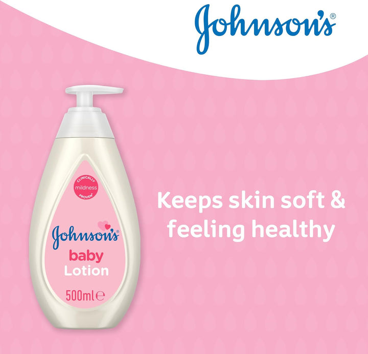 Lotion (1 X 500 Ml) Nourishing and Hypoallergenic Baby Body Lotion for Delicate Skin with Coconut Oil for 24H Moisture Protection