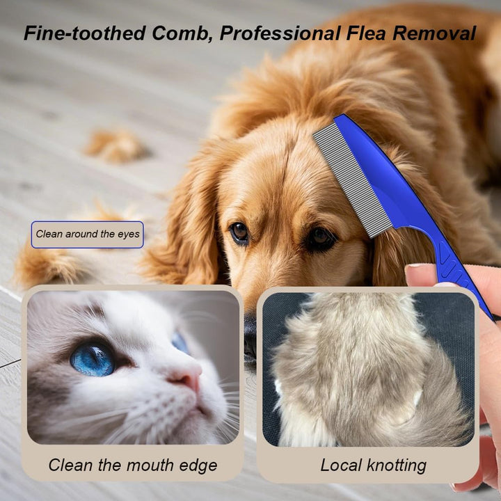 Lice Comb, 5 Pcs Lice Combs, Double Sided Lice Combs, Stainless Steel Tooth Comb, Lice Removal Comb