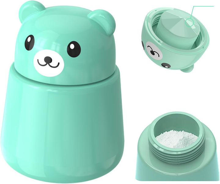 Bear-Shaped Pill Crusher for Seniors, Kids, Cats & Dogs, Pets - Easy Grind Medication Grinder for Vitamins, Pet Medicine & Tablets - Eco-Friendly ABS Plastic (Pink)