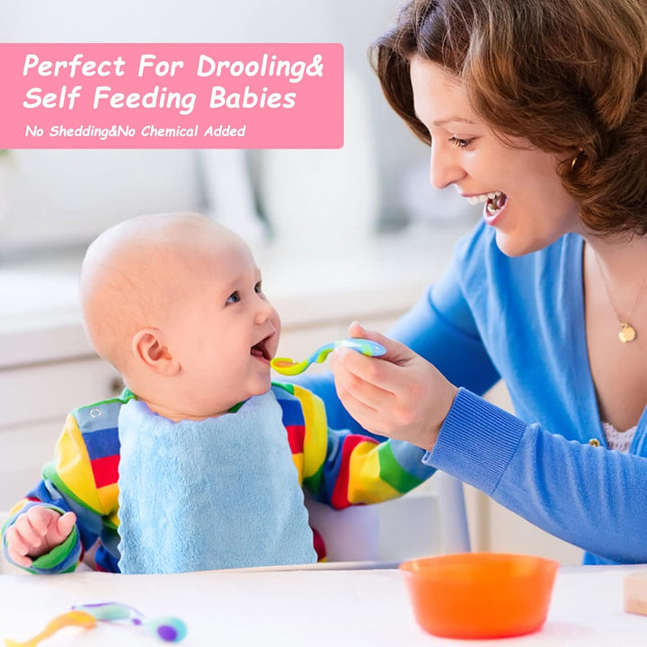 Baby Washcloths 24-Pack (7''X9''), Microfiber Coral Fleece Baby Towels, Super Soft and Absorbent Wash Cloths for Newborns, Infants and Toddlers, Gentle on Delicate Skin for Face Hands and Body