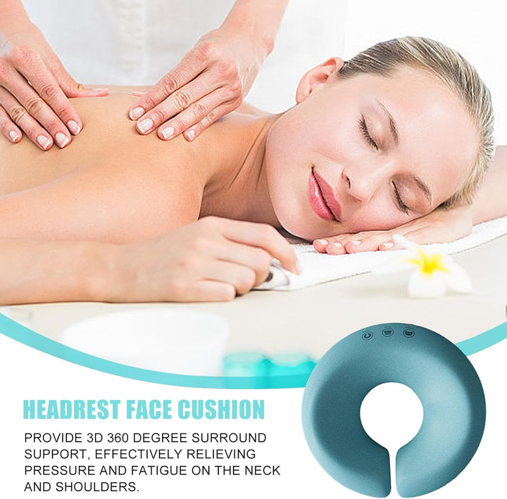 Face Cushion for Massage | Massage Table Face Cradle Pad | Prone Pillow Massage Headrest | Ergonomic Face Cradle Cushion | for Massage Face Cradle for Spa, Salons, Massage