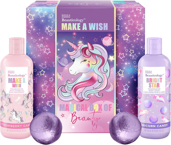 Beauticology Cosmic Unicorn Beauty Bag Gift Set - Vegan Friendly