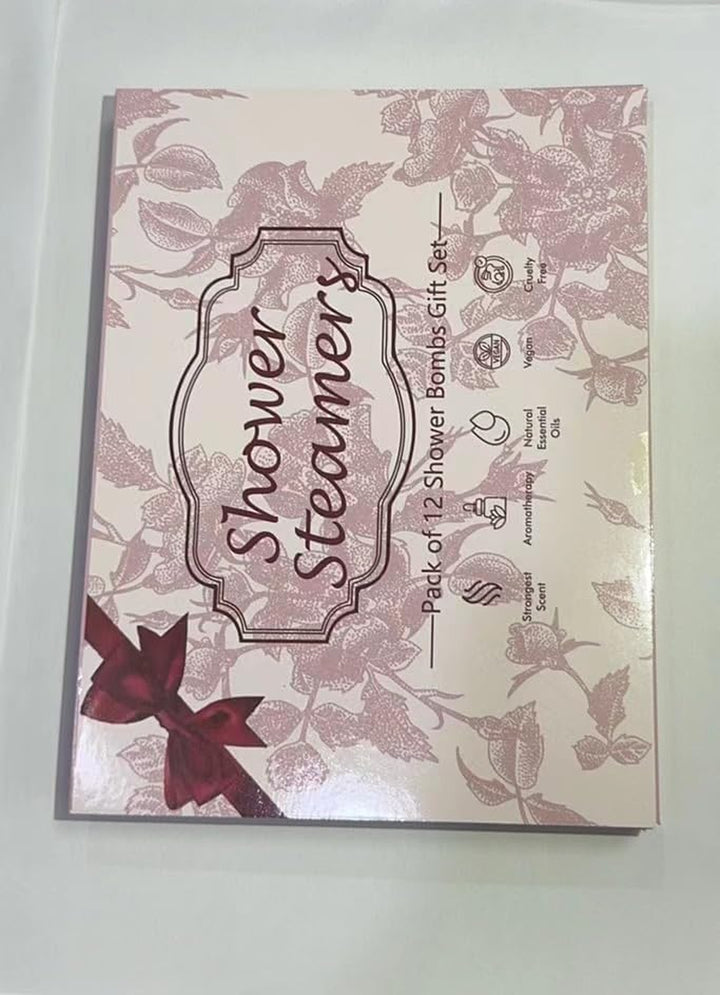 Shower Steamers, 12 PCS Shower Bombs for Women and Men Present, Aromatherapy Bath Bombs Shower Tablets with Natural Essential Oils for Birthday, Christmas, Valentines Present