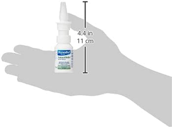 Allergy Natural Relief Nasal Spray (1 X 15Ml), Helps Clear Allergens from the Nose, Cleans and Moistens Nasal Passage, Natural Congestion Relief, Free from Preservatives