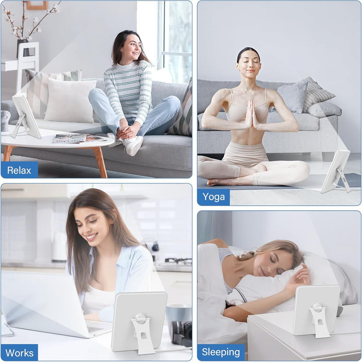 SAD Lamp, 15000 Lux Light Therapy Lamp Uv-Free, Natural Sunlight Lamp SAD Light with 3 Color Temperature 5 Brightness Levels 6 Timer, 180° Stand, Touch Control & Memory Function for Home,Office