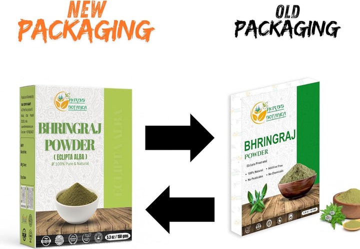 Bhringraj Powder Organic Eclipta Alba False Daisy Karisalankanni Bhringrajasava Powder Nourish Your Hair Naturally for Radiant Locks 5.3 Oz / 150 Gms