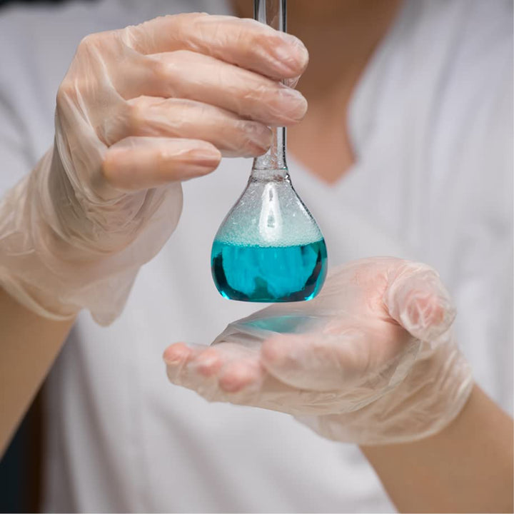 Unisex Pegasus Healthcare Clear Disposable Gloves, Clear, M UK