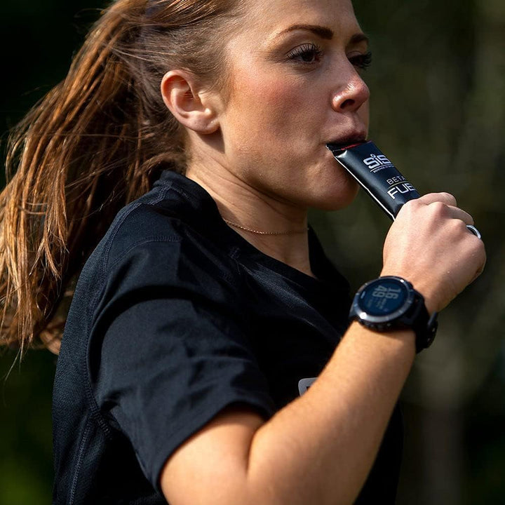 SIS Beta Fuel Energy Gels for Cycling Running Triathlon - Dual-Source Carbohydrate Blend - 40 G of Carbs - Gluten-Free - Informed Sport Certified - 4 Pack (4 Pack, 2 Orange / 2 Strawberry Lime)