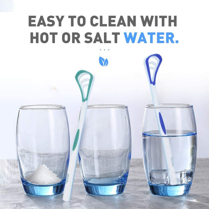 Tongue Scraper Tongue Brush 3 Color Pack(3 Pcs)