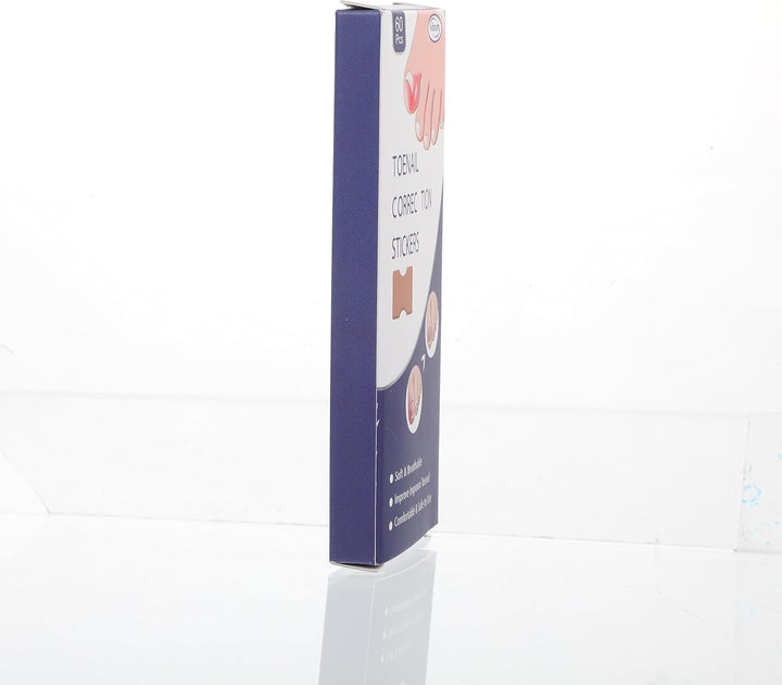 60Pcs Ingrown Toenail Treatment Patches-Ingrown Toenail Corrector Strips, Durable Toe Spacers, Quick Repair Ingrown Nail Tool for Women Men