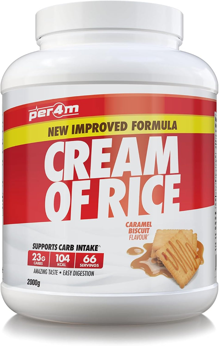 Protein Cream of Rice | Easy-To-Digest Complex Carbohydrate | Gluten-Free, Plant-Based Smooth Rice Porridge | Ideal Pre Post-Workout (2Kg, Chocolate Brownie Batter)