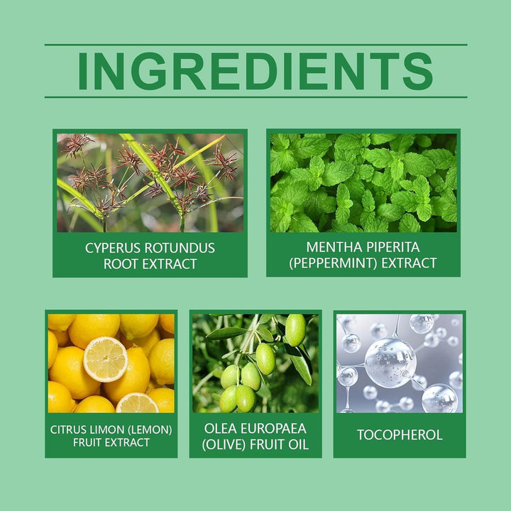 2 Pcs Cyprus Oil for Hair Removal, Organic Cyperus Rotundus Oil for Reducing Body Hair Growth, Natural Grass Body Hair Removal Care Serum for Hair Growth Inhibitor, Moisturizing & Soothing