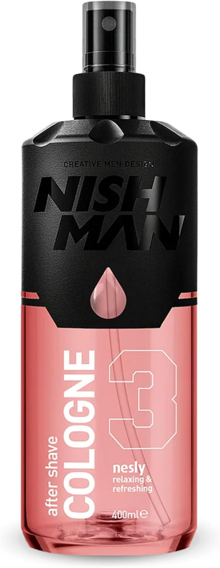 Aftershave Cologne 05 - Volcano 400Ml – Refreshing after Shaving Spray Lotion for Men - Scent of Creamy Heliotrope Flower & Oriental Hibiscus - Mens after Shave Cologne