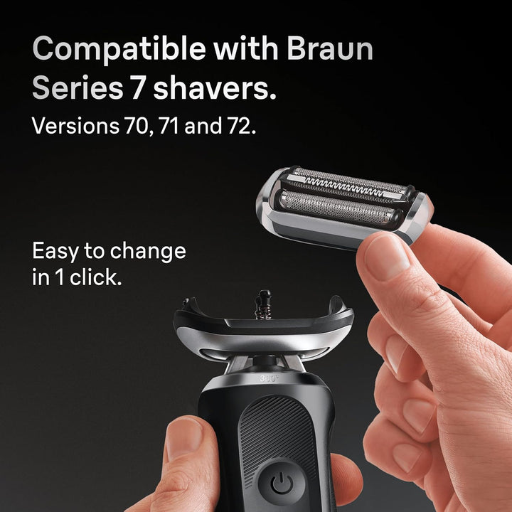 Series 7 Electric Shaver ORIGINAL Replacement Head, Get Back 100% Shaving Performance, Compatible with 70, 71, 72 Generations Shavers, Made in Germany, 74S