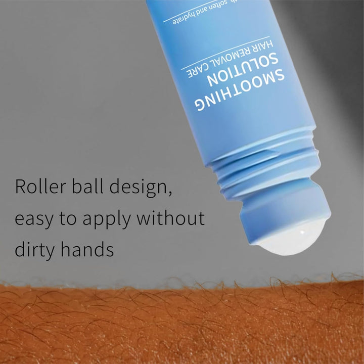 After Shave Soothing Roll on Serum,Smoothing Solution Ingrown Hair Treatment,Ingrown Hair Serum Roll On,After Shave Oil,Razor Bumps Treatment for Women Underarm/Face/Neck/Leg,Gently Cleanses Armpits