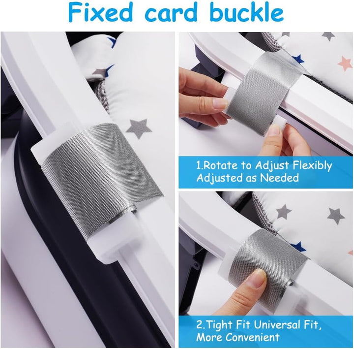 Newborn Baby Bath Seat Support and Pad - Non Slip Bathtub Net, Adjustable Cushion for 0-3 Years