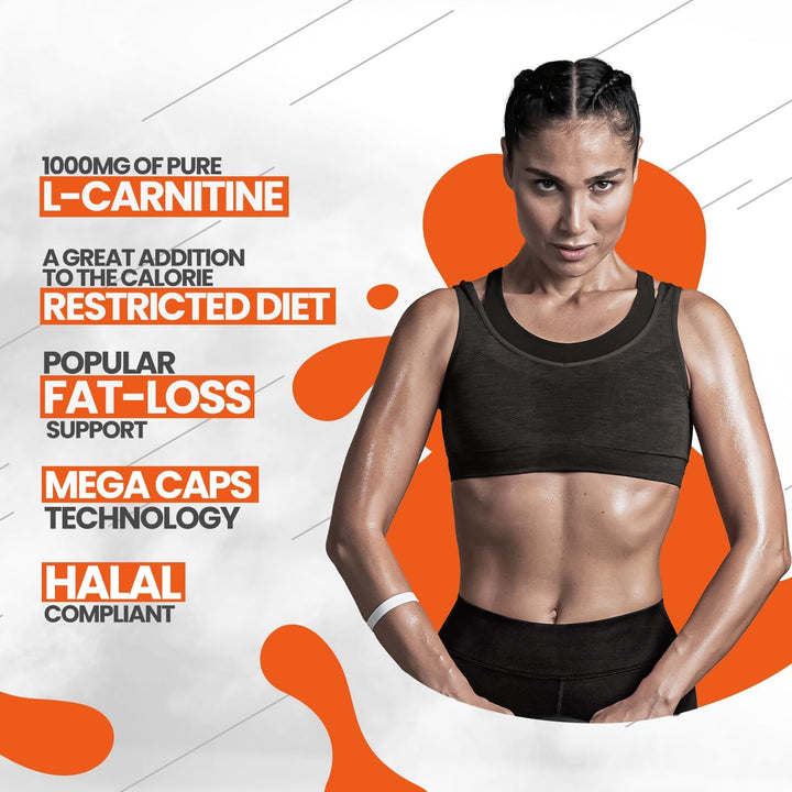 Olimp L-Carnitine 1500 Extreme Mega Capsules - Pack of 120 Capsules