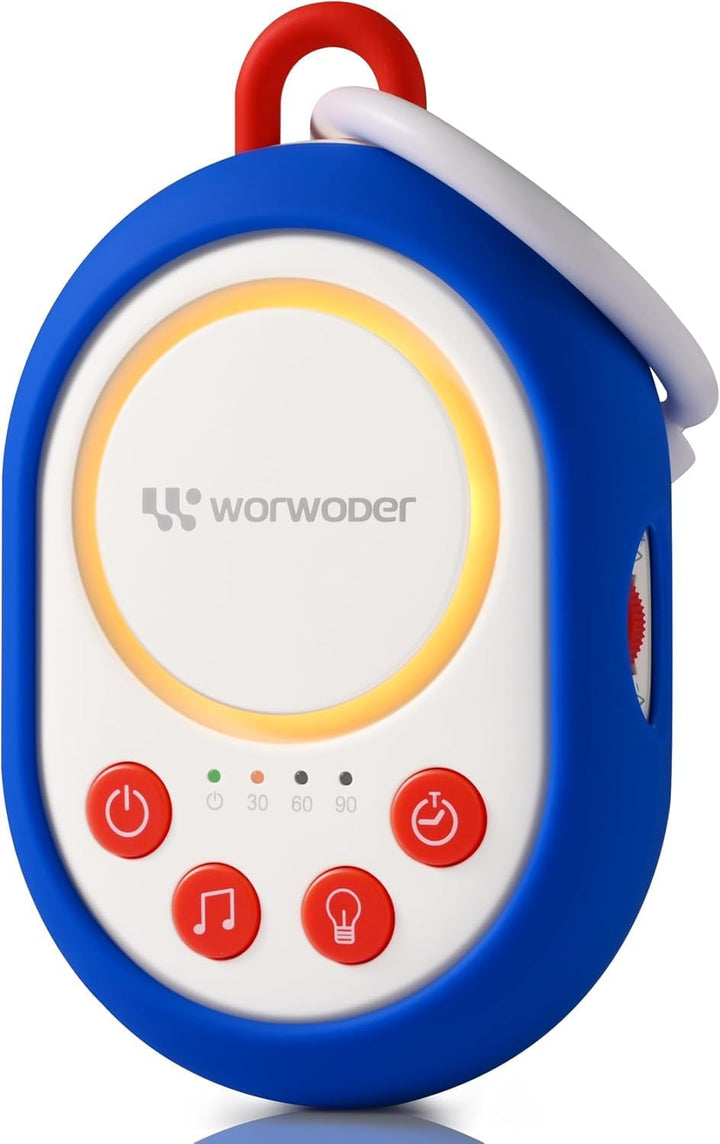 White Noise Machine Portable Sound Machine for Baby Adult Features Powerful Battery, 20 Soothing Sound, Noise Canceling for Sleeping, Sound Therapy for Office Home, Travel, Registry Gift